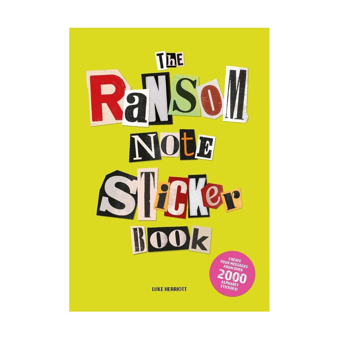 The Ransom Note Sticker Book - Luke Herriott - Skittledog
