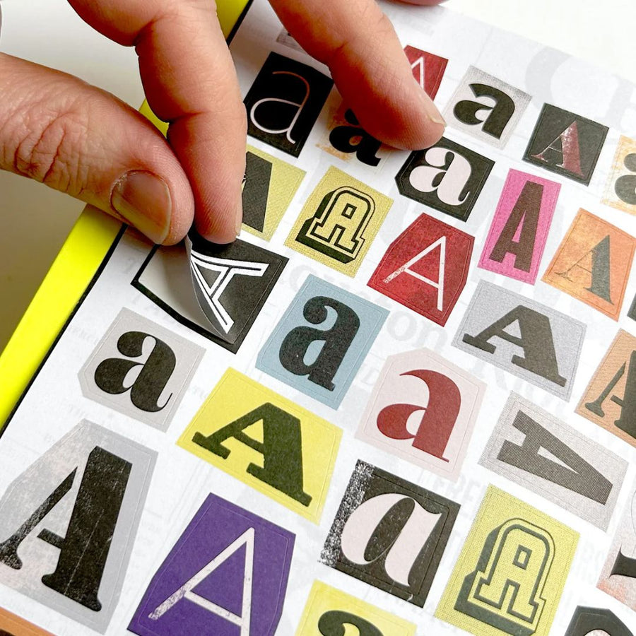 The Ransom Note Sticker Book - Luke Herriott - Skittledog