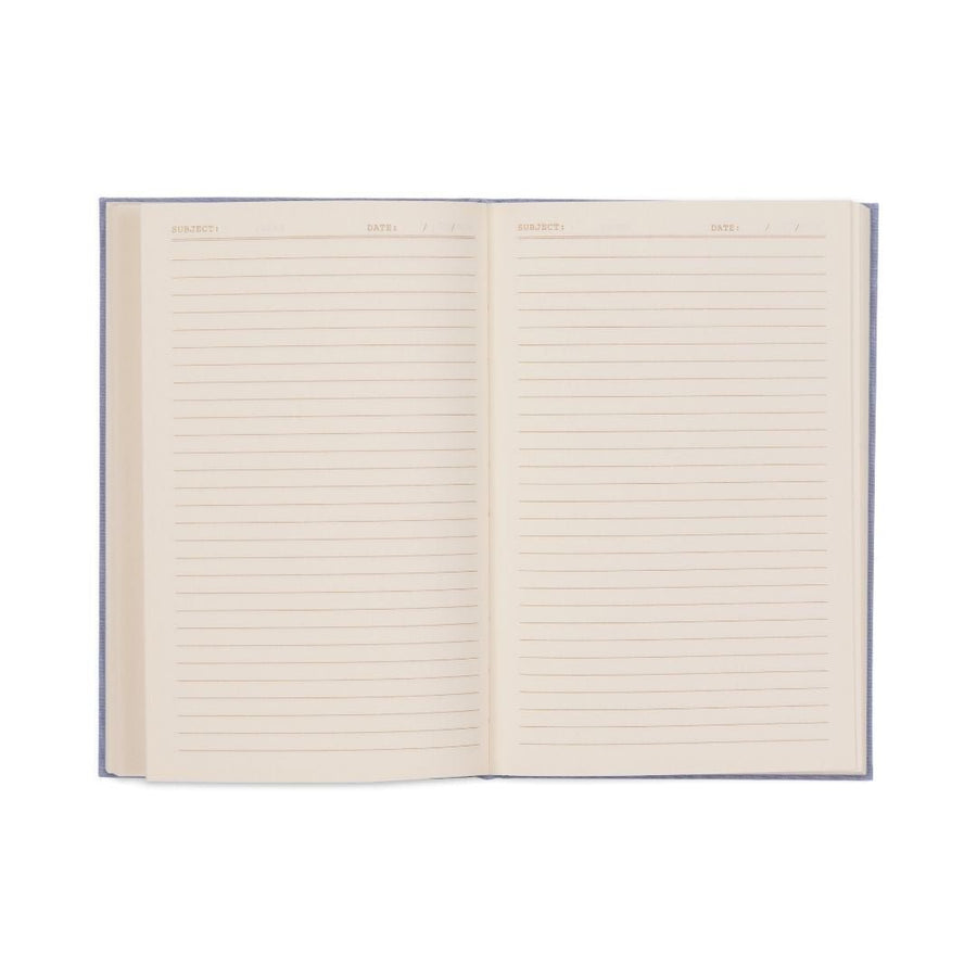 Bookcloth Lined Journal-Notebooks-Designworks Collective-The Very Tired Woman