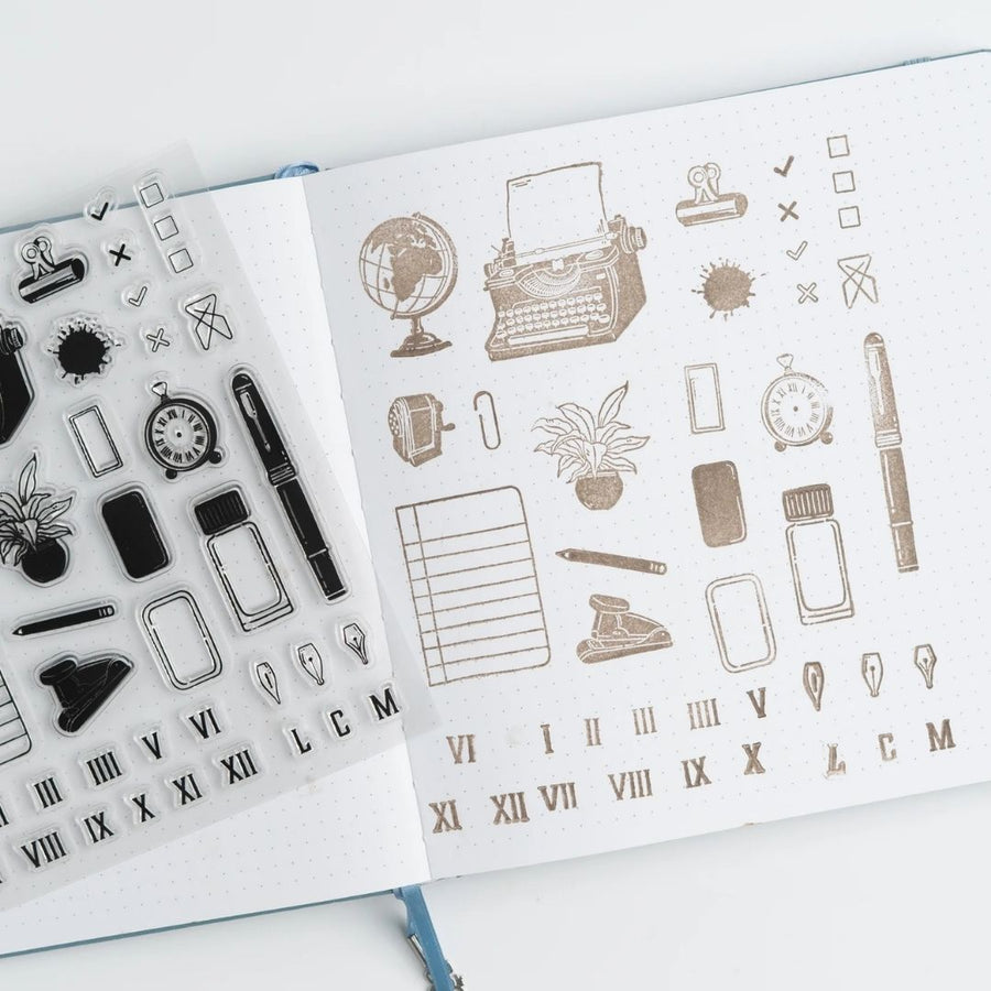The Writer's Desk Acrylic Stamp Set - Archer & Olive