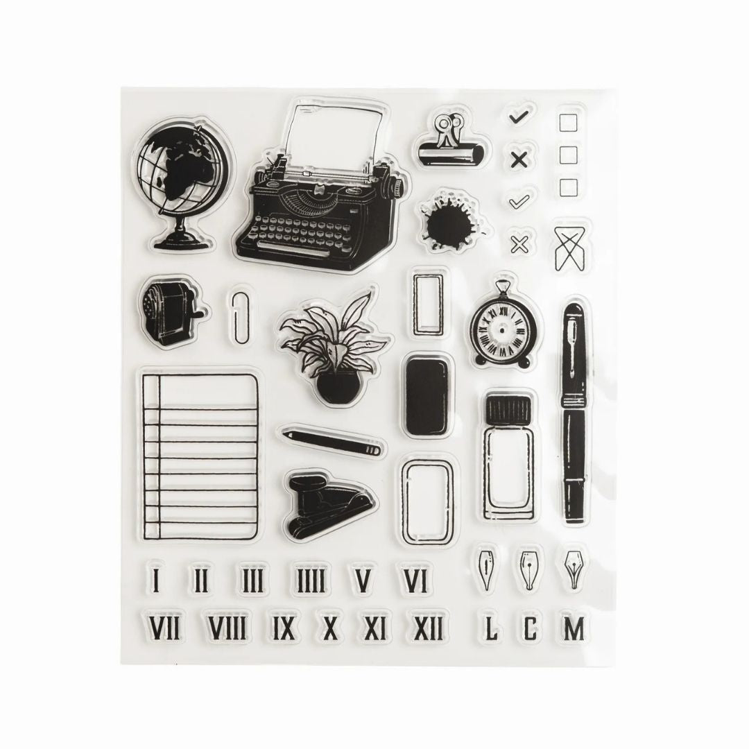 The Writer's Desk Acrylic Stamp Set - Archer & Olive