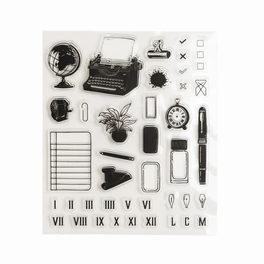 The Writer's Desk Acrylic Stamp Set - Archer & Olive