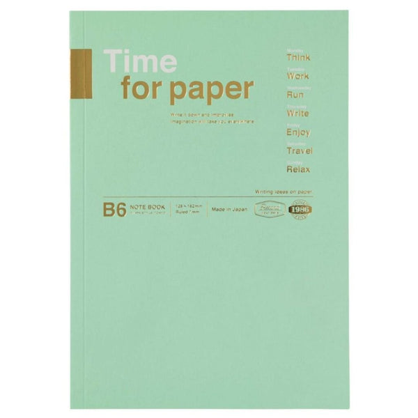 Time for Paper B6 Notebooks-Notebooks-Mark's Inc.-Mint
