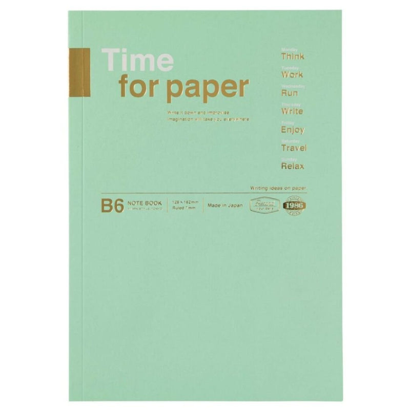 Time for Paper B6 Notebooks-Notebooks-Mark's Inc.-Mint