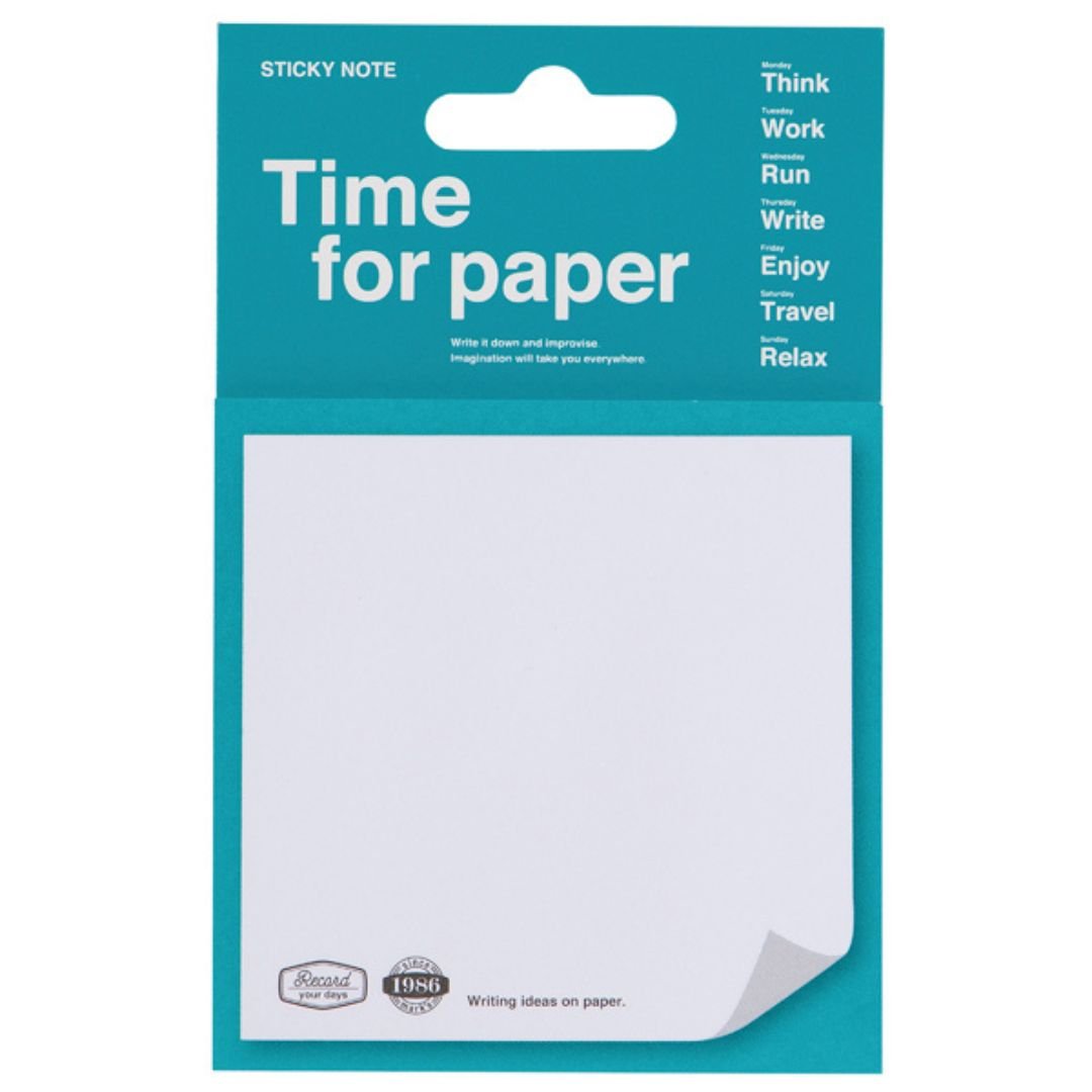 Time for Paper Sticky Notes - Mark's Inc. - Under the Rowan Trees