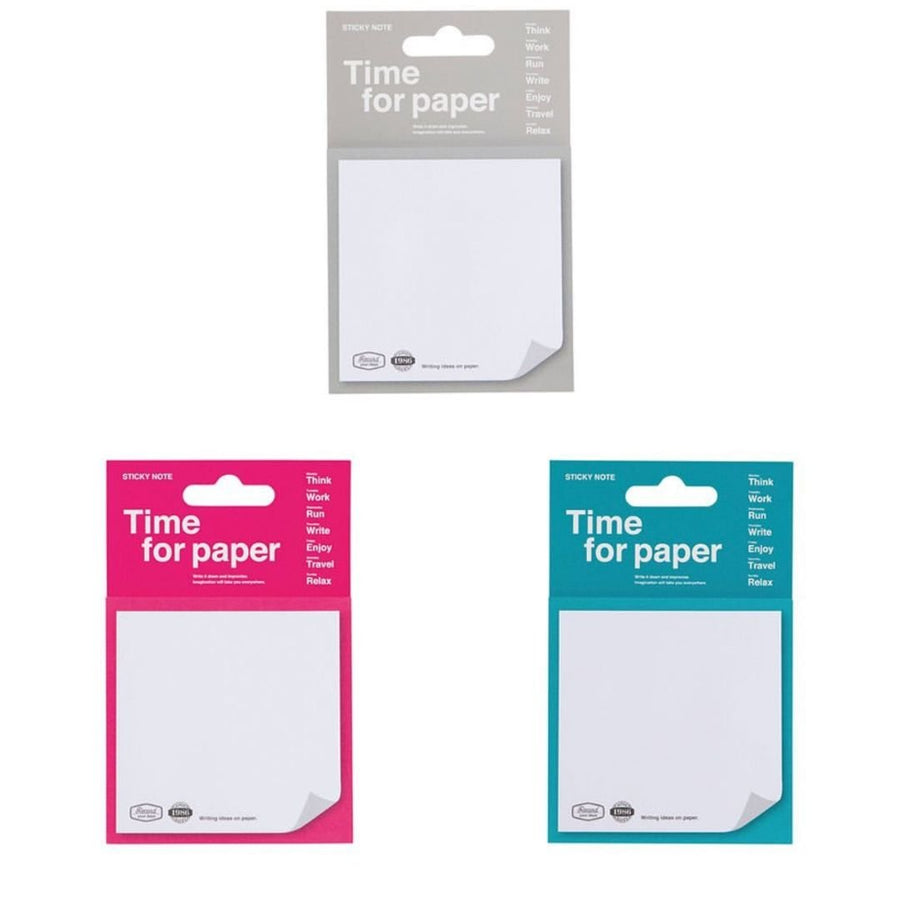 Time for Paper Sticky Notes - Mark's Inc. - Under the Rowan Trees