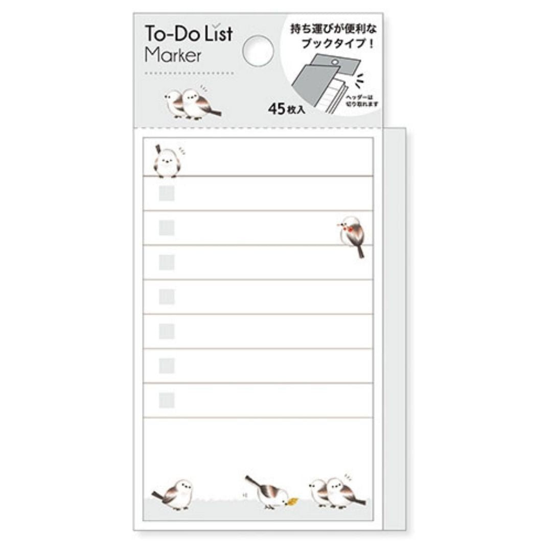 To Do List Sticky Notes - Long-Tailed Tit - Mind Wave