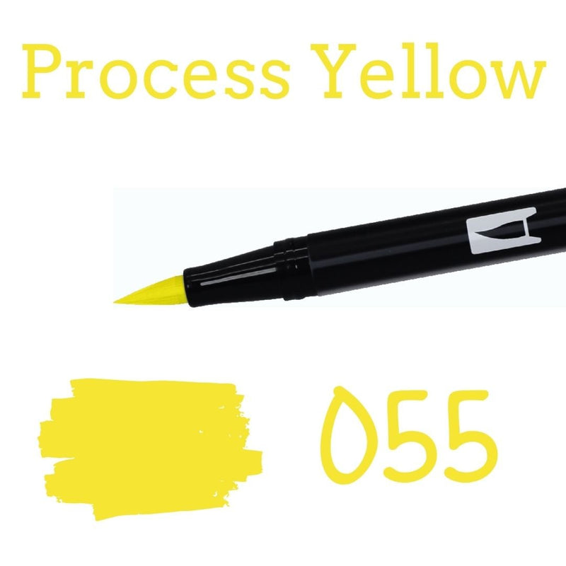 Tombow ABT Dual Brush Pen-Pens-Tombow-Process Yellow