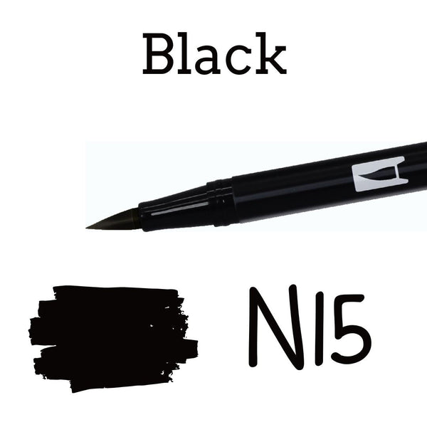Tombow ABT Dual Brush Pen-Pens-Tombow-Black