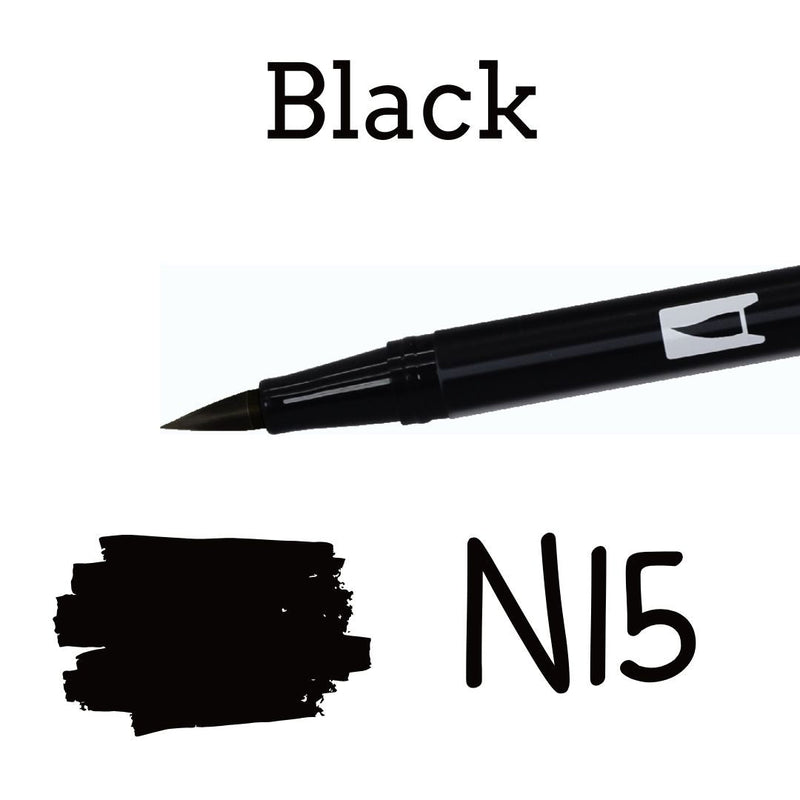 Tombow ABT Dual Brush Pen-Pens-Tombow-Black