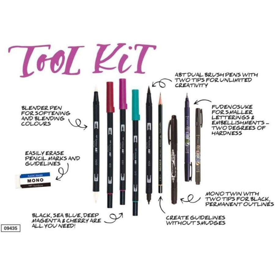 Tombow Advanced Brush Pen Lettering Set - Tombow