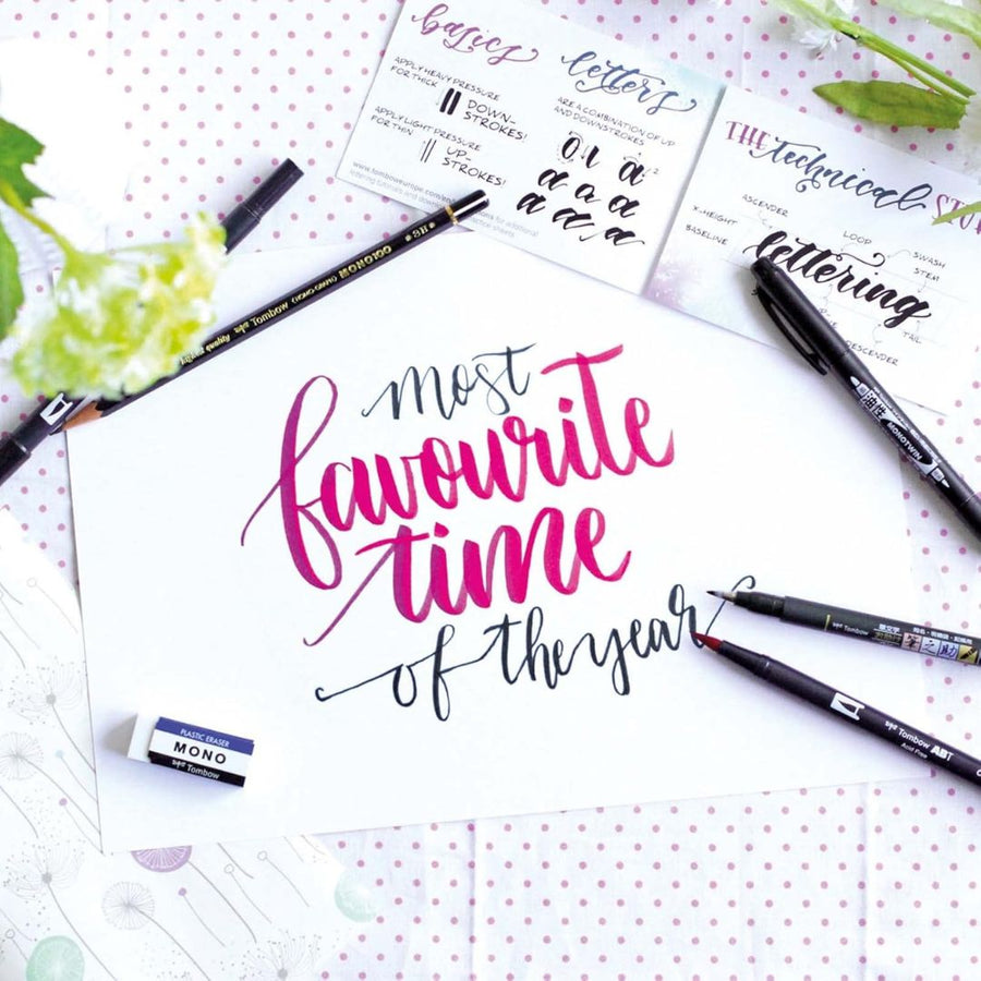 Tombow Beginner Brush Pen Lettering Set - Tombow