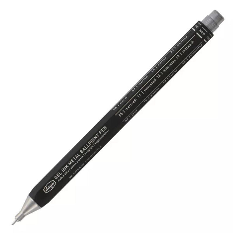 Tous Les Jours Days Metal Pen - Mark'Style Tokyo-Pens-Mark's Inc.-Black