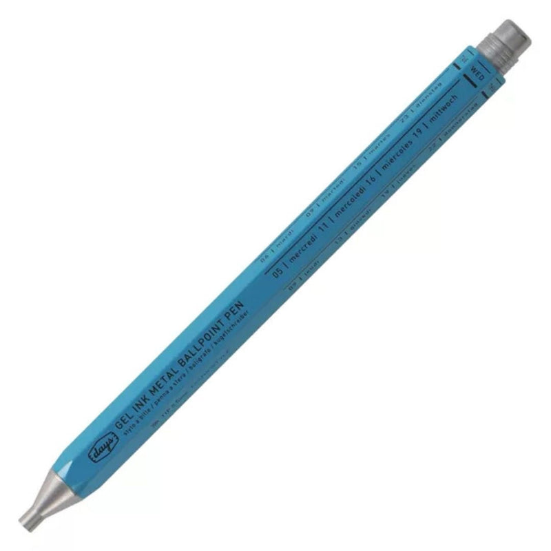 Tous Les Jours Days Metal Pen - Mark'Style Tokyo-Pens-Mark's Inc.-Blue