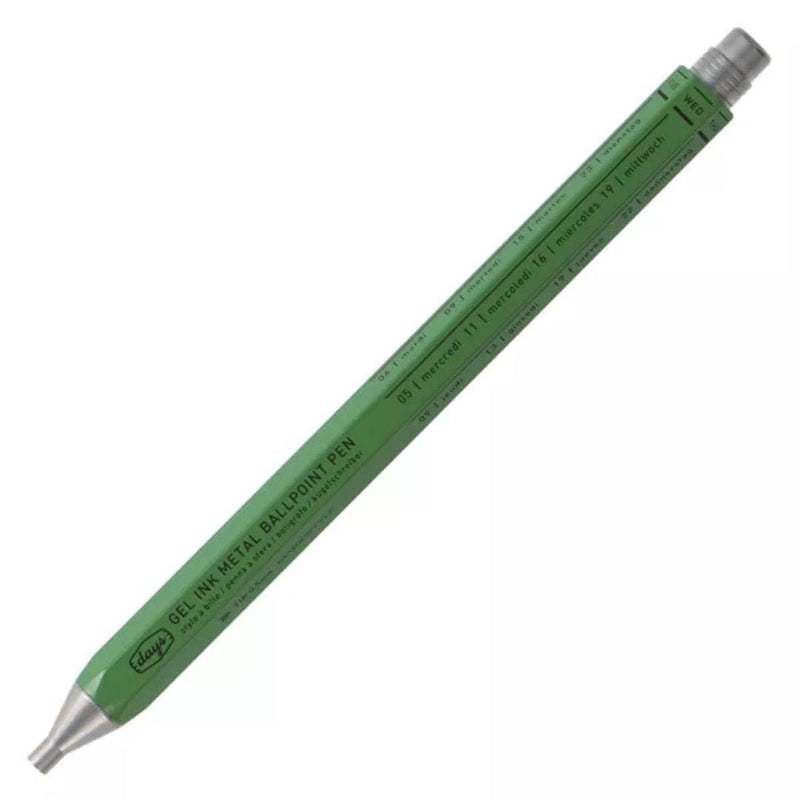 Tous Les Jours Days Metal Pen - Mark'Style Tokyo-Pens-Mark's Inc.-Green