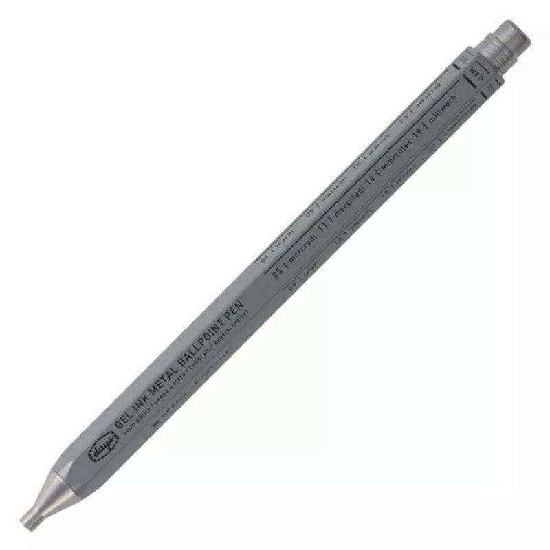 Tous Les Jours Days Metal Pen - Mark'Style Tokyo-Pens-Mark's Inc.-Grey