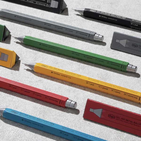 Tous Les Jours Days Metal Pen - Mark'Style Tokyo-Pens-Mark's Inc.-Navy