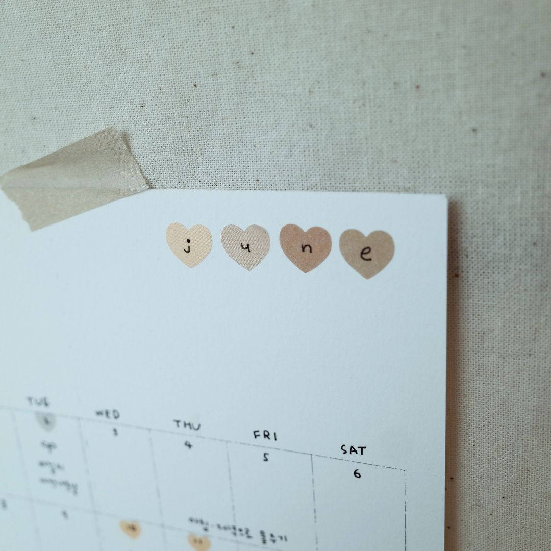 Transparent Heart Suatelier Stickers - Plain 51 - 53 - 53 - Suatelier