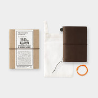 TRAVELER'S notebook 20th Anniversary Card Size Set Brown - TRAVELER'S COMPANY