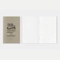 TRAVELER'S notebook 20th Anniversary Card Size Set Brown - TRAVELER'S COMPANY