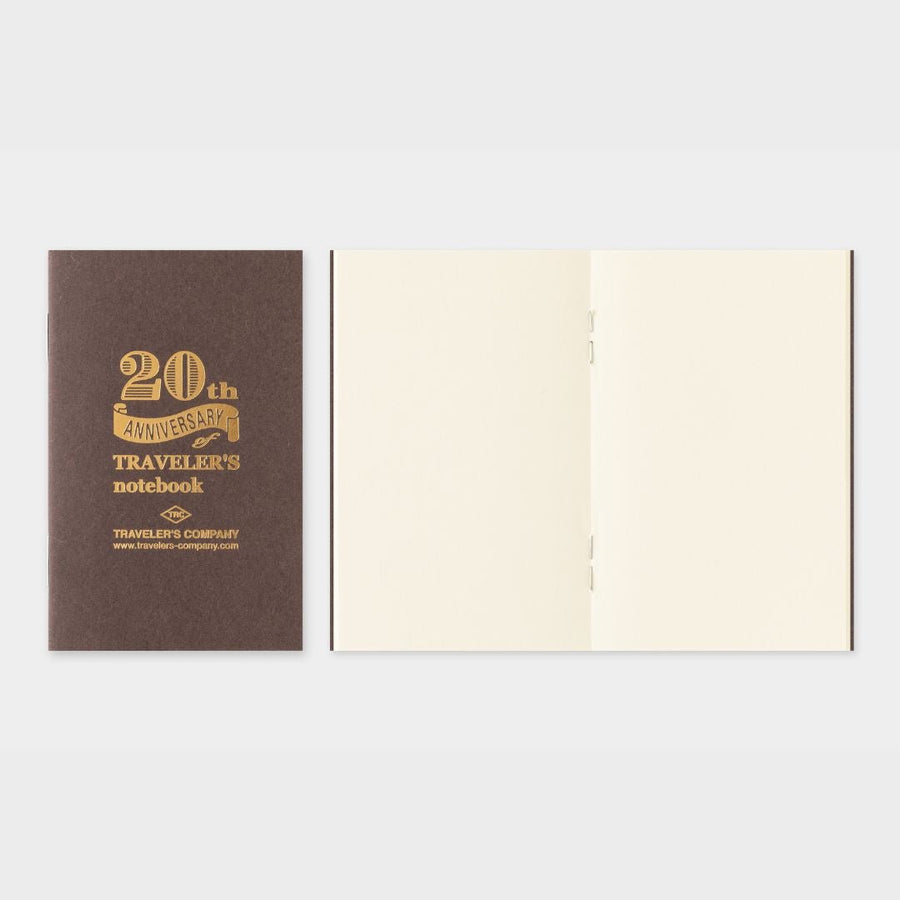 TRAVELER'S notebook 20th Anniversary Card Size Set Brown - TRAVELER'S COMPANY