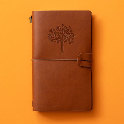 Traveller's Notebook Refillable Journal-Notebooks-Under the Rowan Trees-Brown