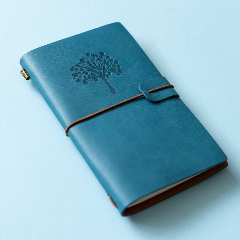 Traveller's Notebook Refillable Journal-Notebooks-Under the Rowan Trees-Teal