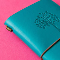 Traveller's Notebook Turquoise Blue - Under the Rowan Trees - Under the Rowan Trees