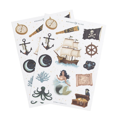 Treasure Map Sticker Set - Archer & Olive