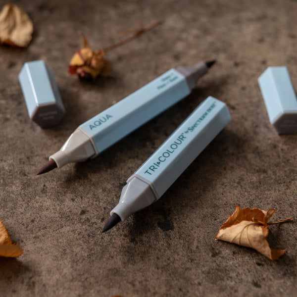 Tri-Colour Aqua Pens - Essential Neutrals-Pens-Spectrum Noir-