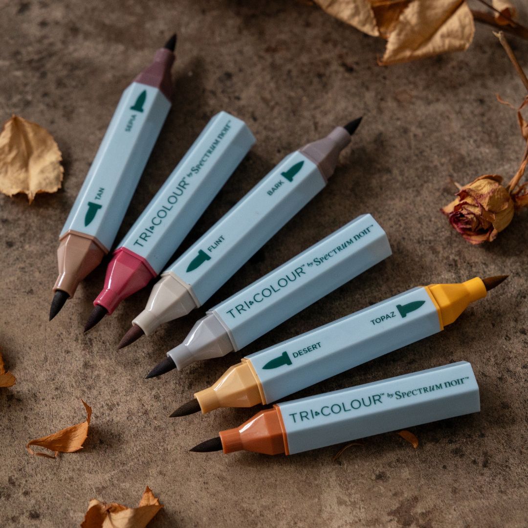 Tri - Colour Aqua Pens - Essential Neutrals - Spectrum Noir - Under the Rowan Trees