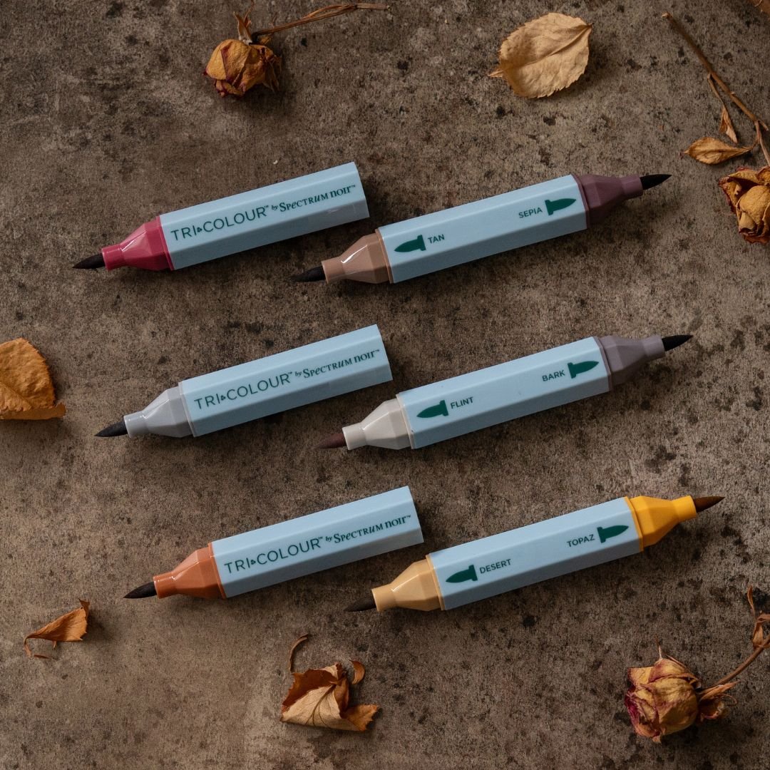 Tri - Colour Aqua Pens - Essential Neutrals - Spectrum Noir - Under the Rowan Trees