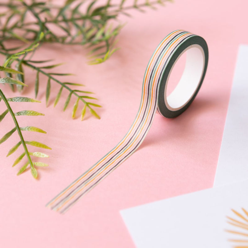 Tropical Paradise Washi Tape-Washi Tape-Under the Rowan Trees-Stripes