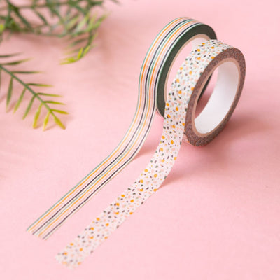 Tropical Paradise Washi Tape-Washi Tape-Under the Rowan Trees-Stripes
