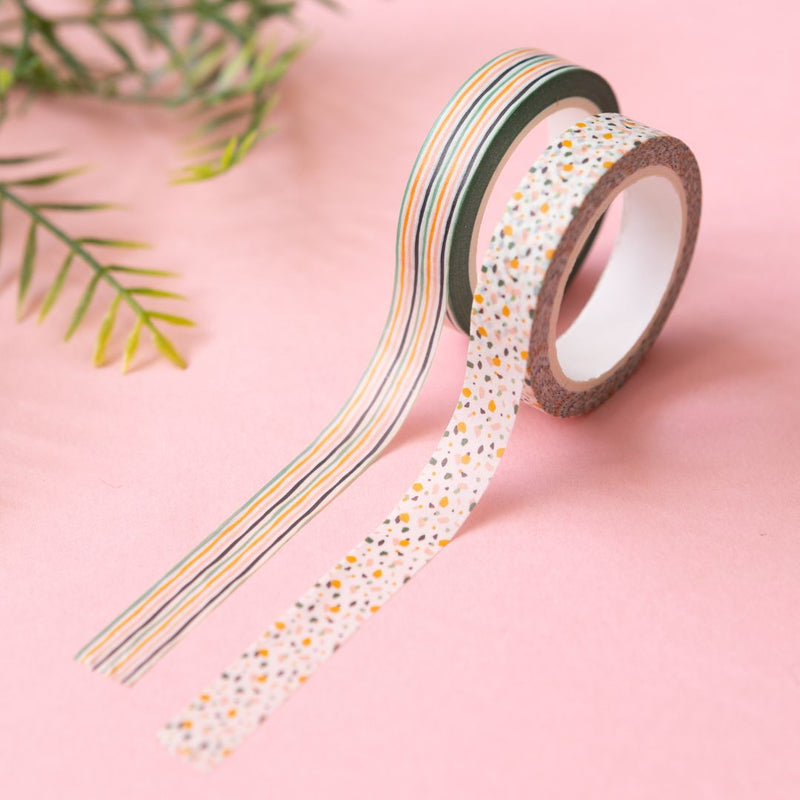 Tropical Paradise Washi Tape-Washi Tape-Under the Rowan Trees-Stripes
