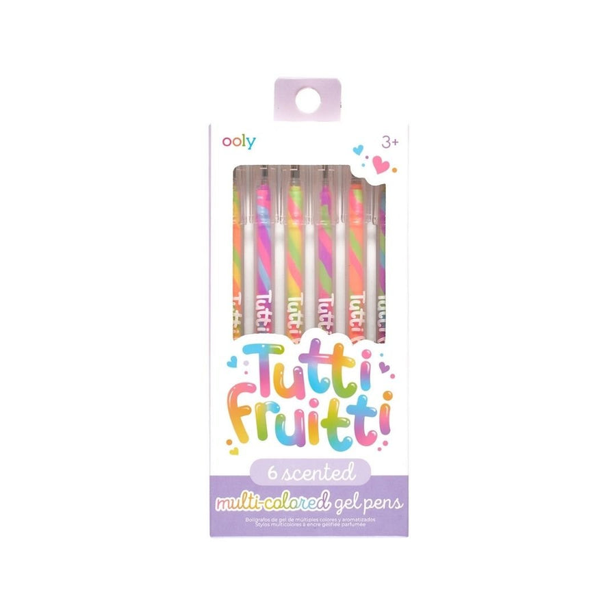 Tutti Fruitti Scented Coloured Gel Pens - Set of 6 - Ooly