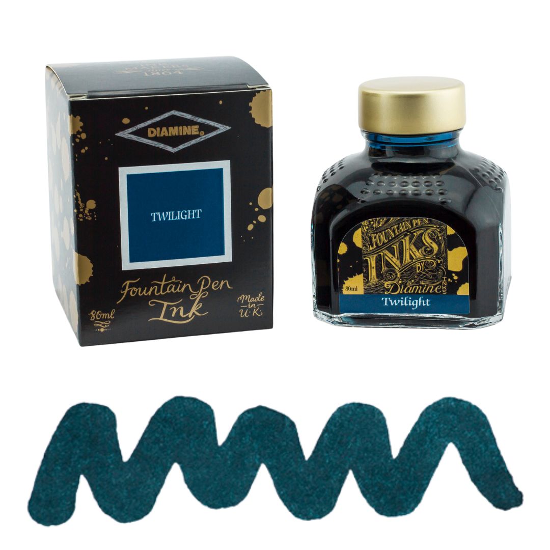 Twilight Diamine Fountain Pen Ink 80ml - Diamine - Under the Rowan Trees