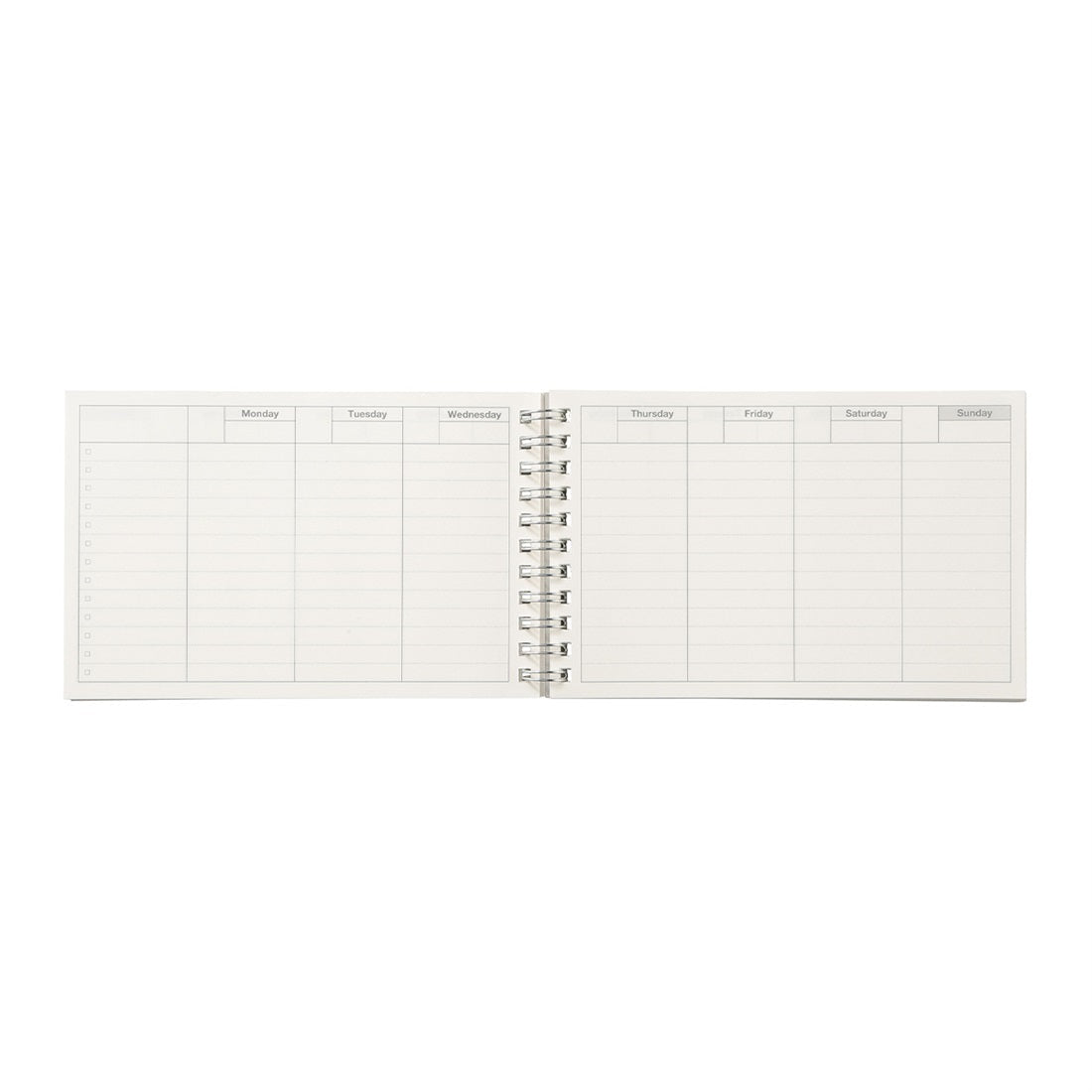 Undated Weekly Schedule - Mark's Tokyo - Turquoise - Mark's Inc.