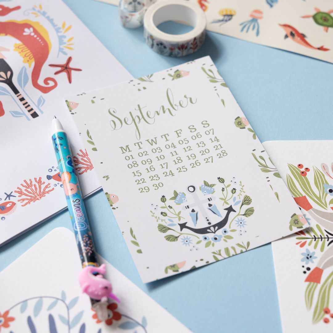 Underwater Folk Stationery Gift Box - Under the Rowan Trees