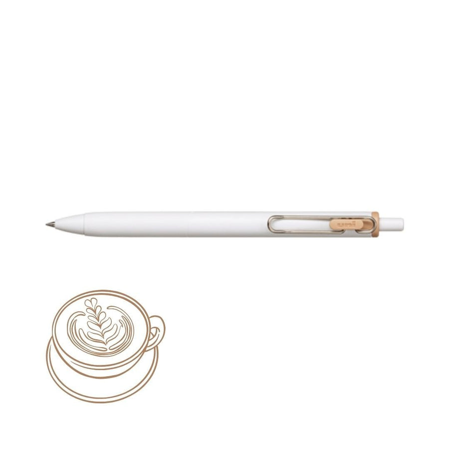 Uni-Ball One 0.38mm + 0.5mm Fika Colours - Cappuccino Brown - uni-ball Mitsubishi