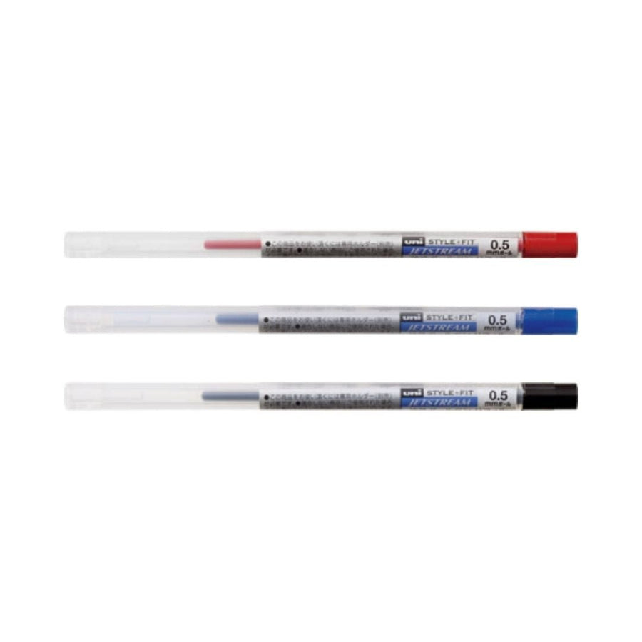 Uni-Ball Style Fit Jetstream Oil-Based Ink Refills - Red - uni-ball Mitsubishi