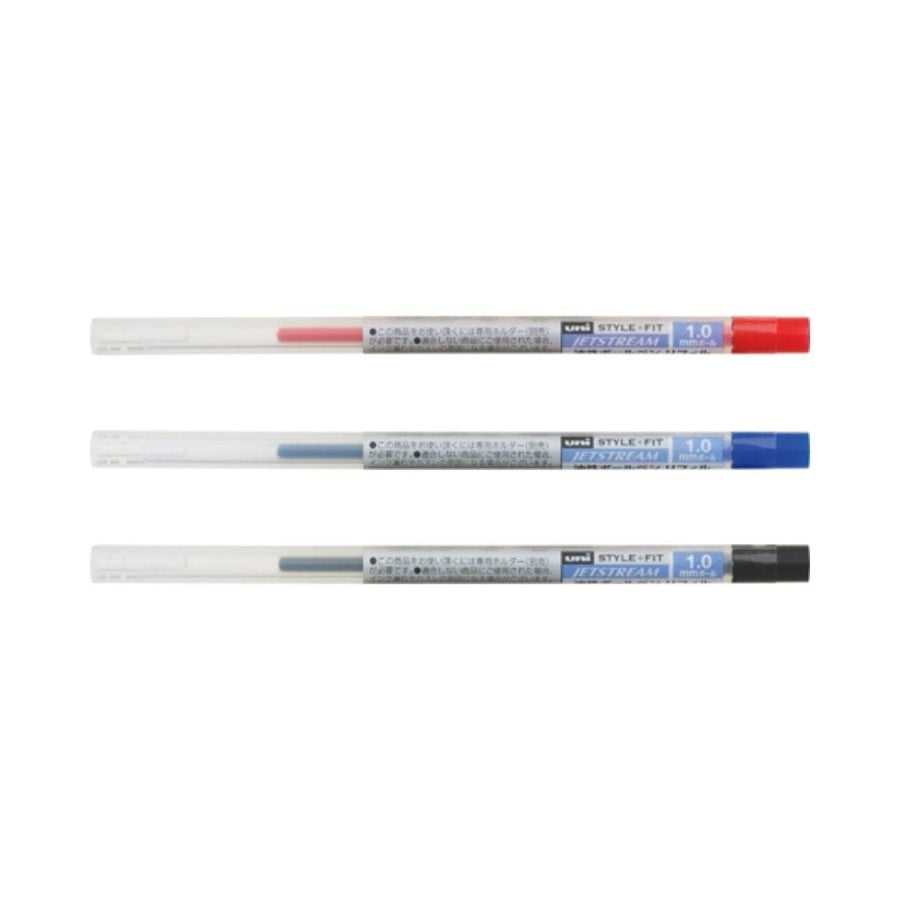 Uni-Ball Style Fit Jetstream Oil-Based Ink Refills - Red - uni-ball Mitsubishi
