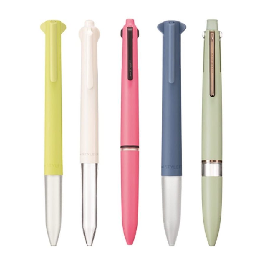 Uni-Ball Style Fit Meister 5-Colour Holder - Sea Fog - uni-ball Mitsubishi