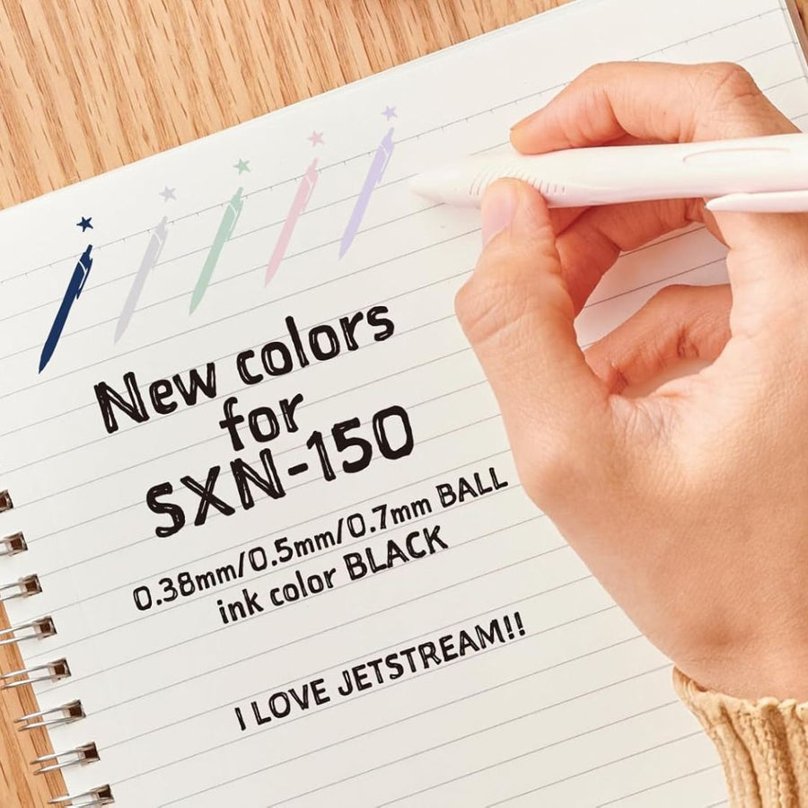 Uni Jetstream Standard Pen New Axis Colours - Soft Pink - uni-ball Mitsubishi
