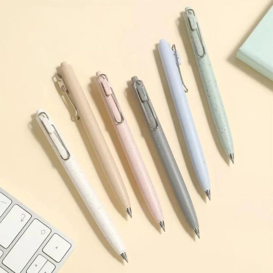 Uniball One F Gel Pen Earth Texture Edition - White Salt Lake (0.38mm) - uni-ball Mitsubishi