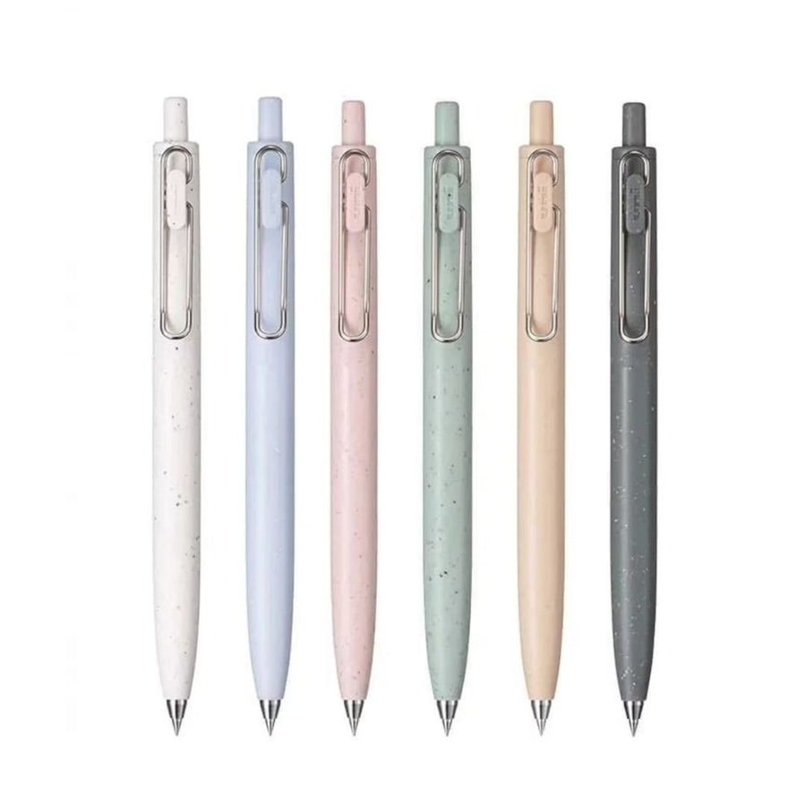 Uniball One F Gel Pen Earth Texture Edition - White Salt Lake (0.38mm) - uni-ball Mitsubishi