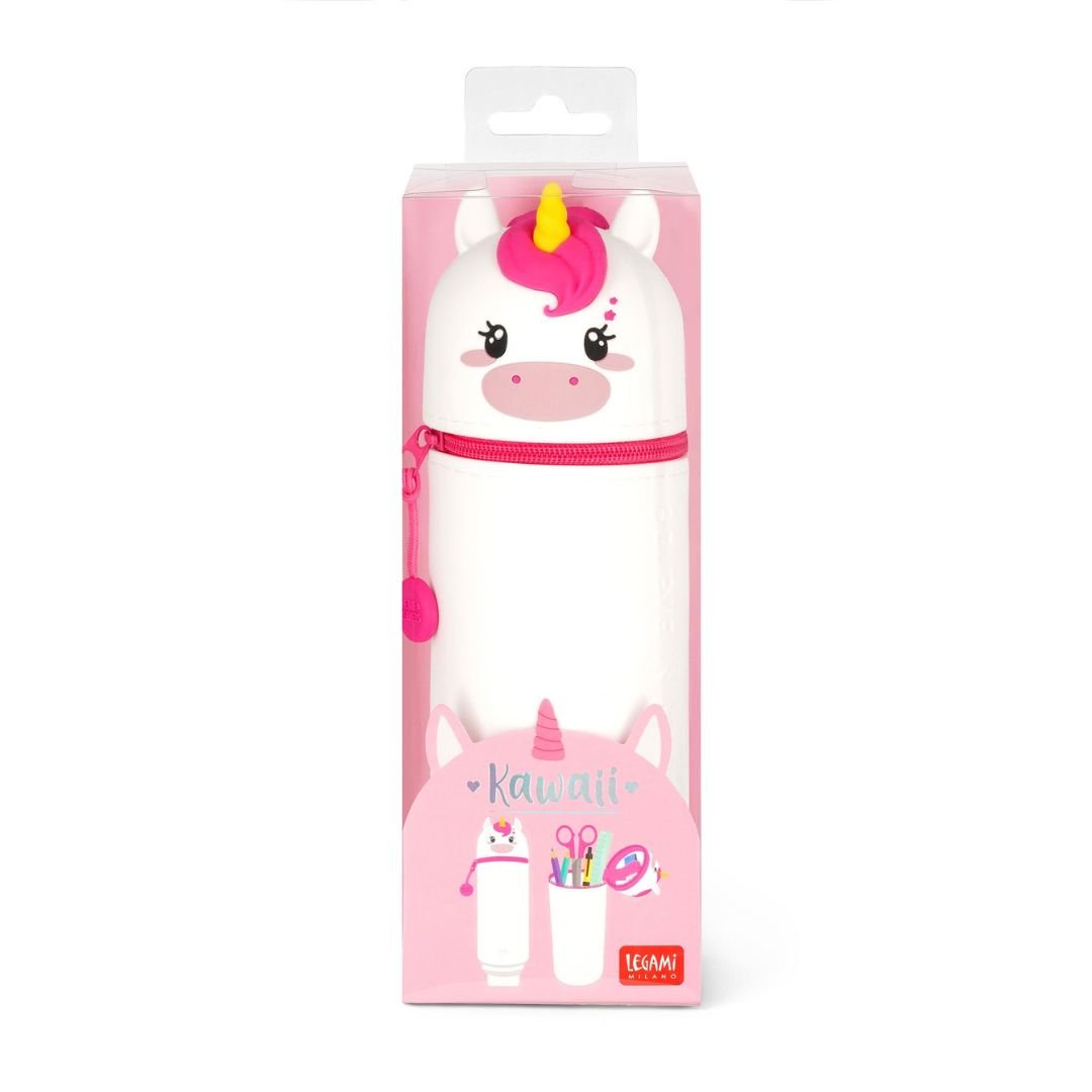 Unicorn 2 in 1 Silicone Pencil Case - Legami - Under the Rowan Trees