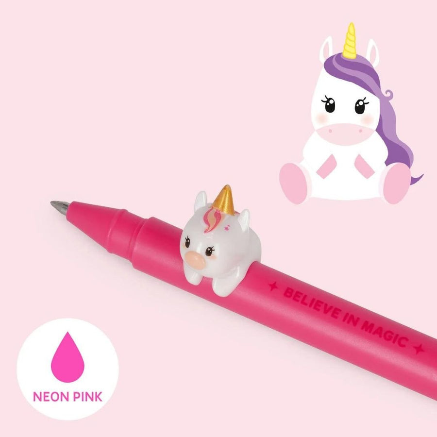 Unicorn Gel Pen - Lovely Friends - Legami - Under the Rowan Trees