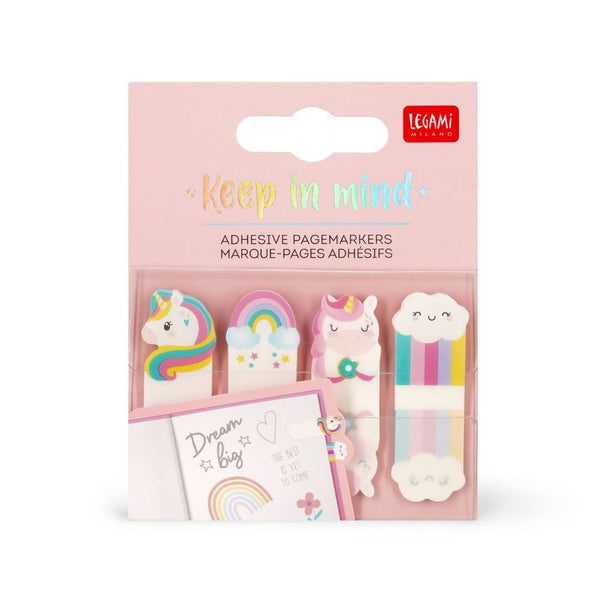 Unicorn - Keep in Mind - Adhesive Page Markers-Page Markers-Legami-