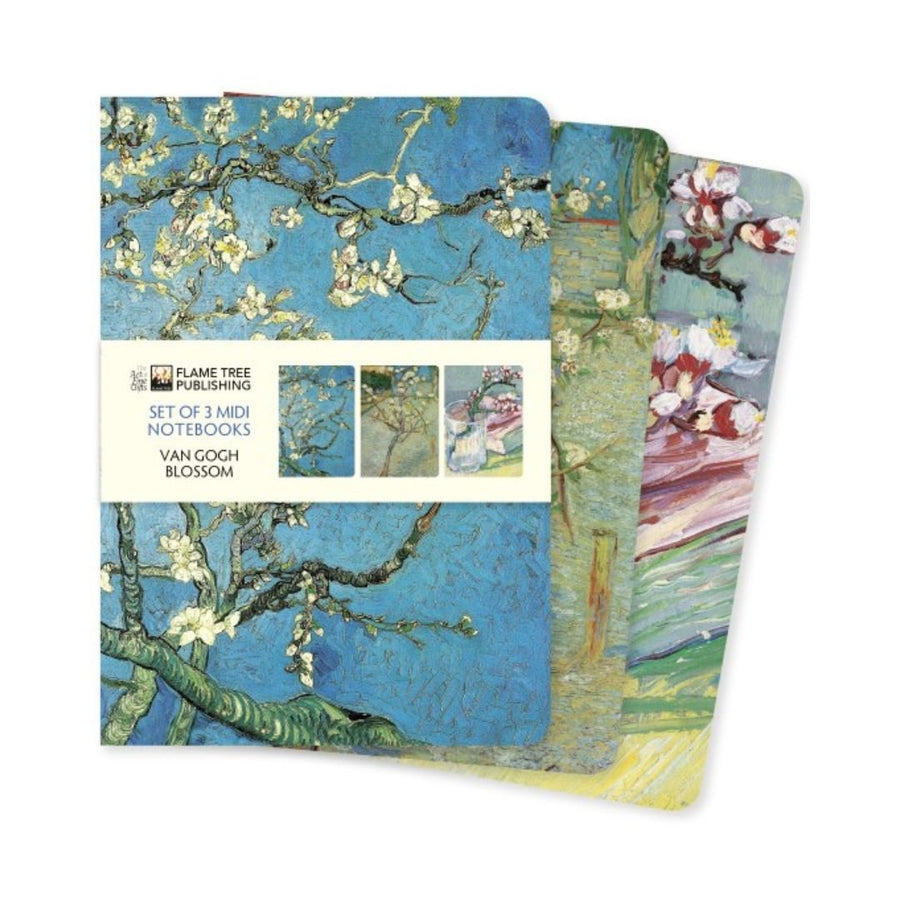 Van Gogh Blooms Midi Notebook Collection